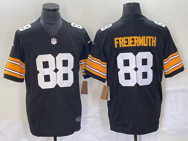 Men & Women & Youth Pittsburgh Steelers #88 Pat Freiermuth Black 2023 FUSE Vapor Limited Stitched Throwback Jersey->pittsburgh steelers->NFL Jersey